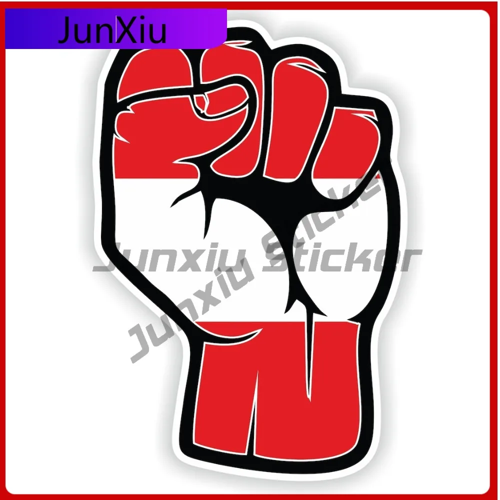 

Austria Sticker Fist Hand Funny Funny SUV Boat Scratch Cover Exterior Parts Vinyl Decal For Car Truck SUV Window Bumper Laptop