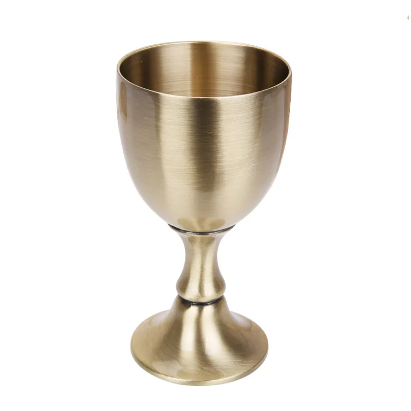 Wine Glass antique high-legged classical liquor Copper alloy cup