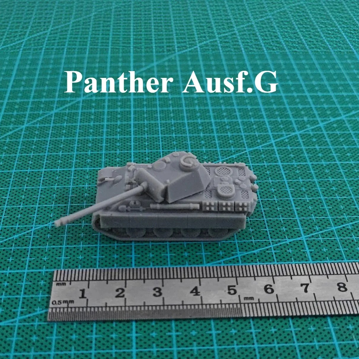 

WWII German Panther Ausf.G Tank,3D Printed,1/144 Scale Mini Tank Model,Resin,Paintable