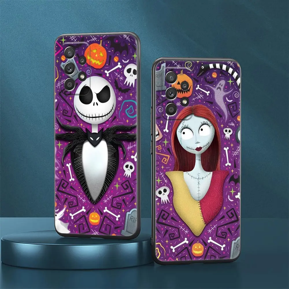 

Jack Sally Skellington Case For Samsung Galaxy A15 Cases A25 A13 4G A24 A23 A12 A14 A21s A22 A02 A03 A04 A05 S Soft Phone Cover