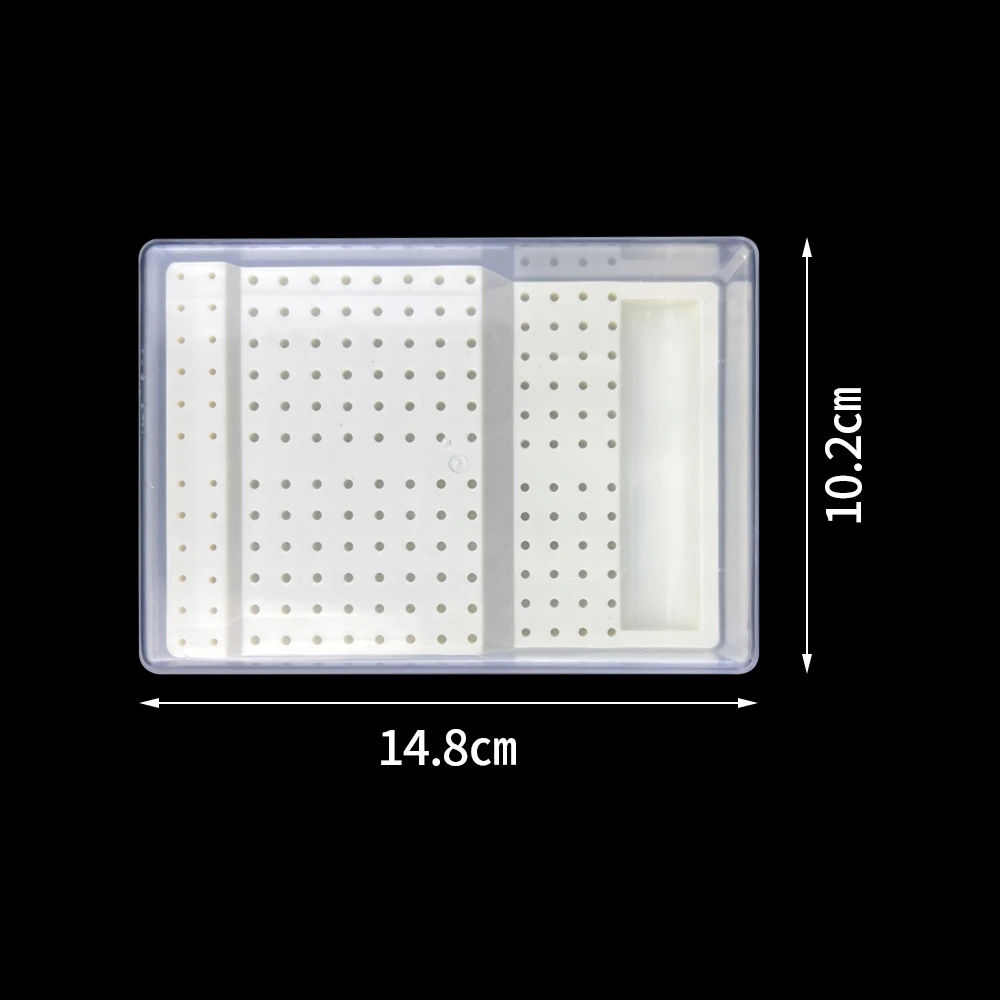 168 Loch Dental Bur Organizer Kunststoff Bohrer Halter autoklav ierbare Desinfektion sbox Block Sterilisator Fall Zahnmedizin Instrumenten ständer