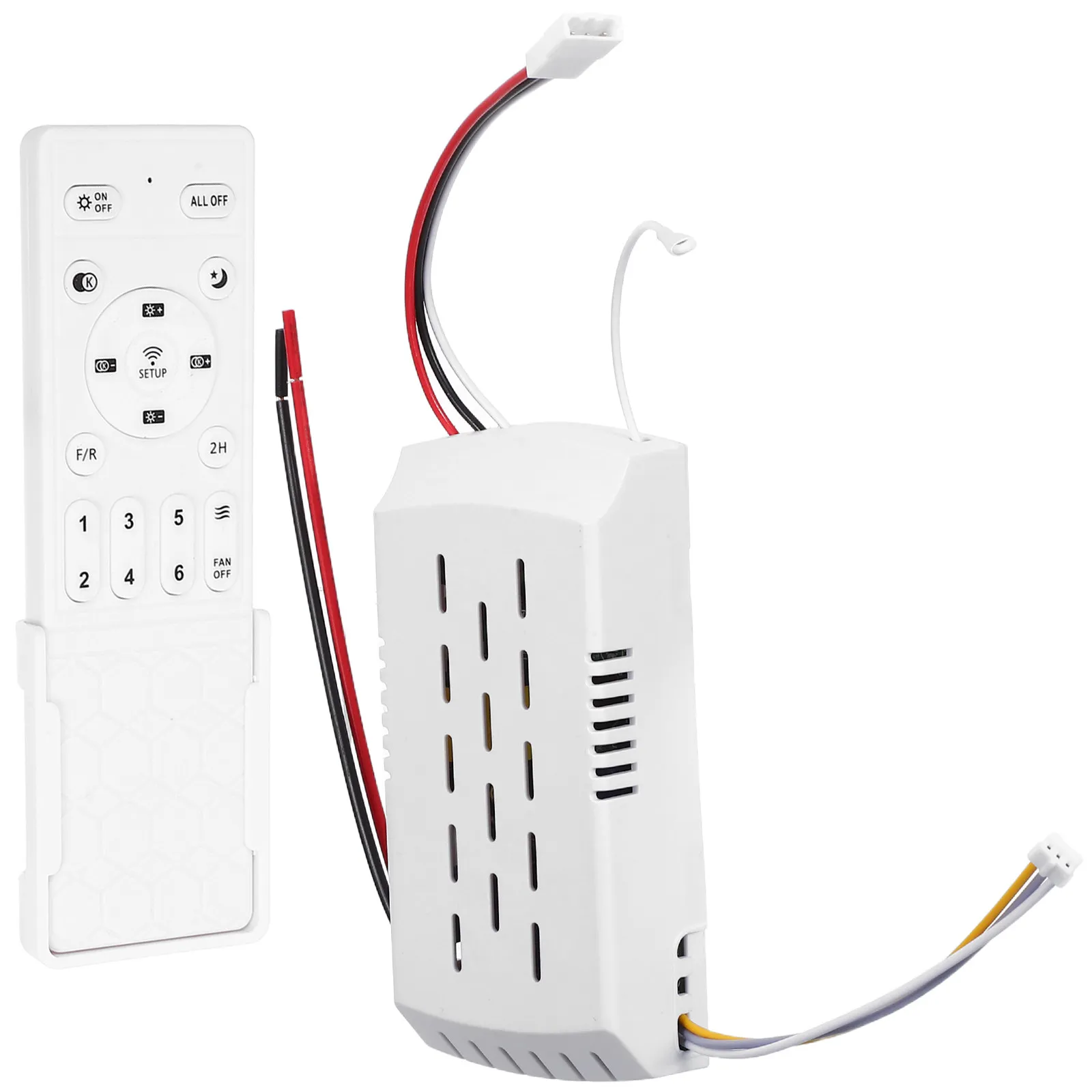 1Set Dc Ceiling Fan Motor Controller Universal Wireless Remote Speed Control Light Adjustment Living Room Bedroom
