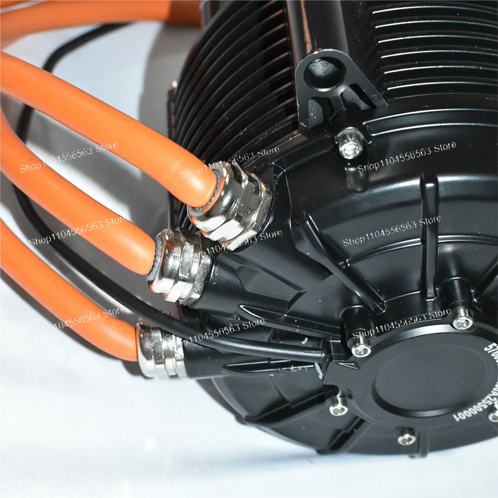 QS165 60H 12000W Mid Drive Brushless Motor, High Torque Geared IPM Motor for ATV and Electric Vehicle Conversion Kits