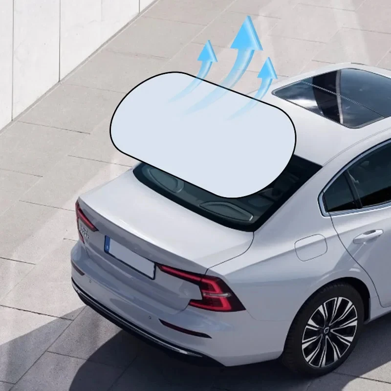 Parasol para Coche, Protección UV, Plegable, Parasol Trasero Universal para Ventana de Coche con Ventosas