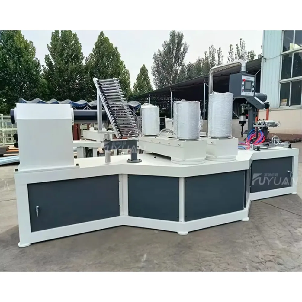 Small Automatic Cardboard Tube Cutting Machine Spiral Paper Core Tube Making Machine for Sale