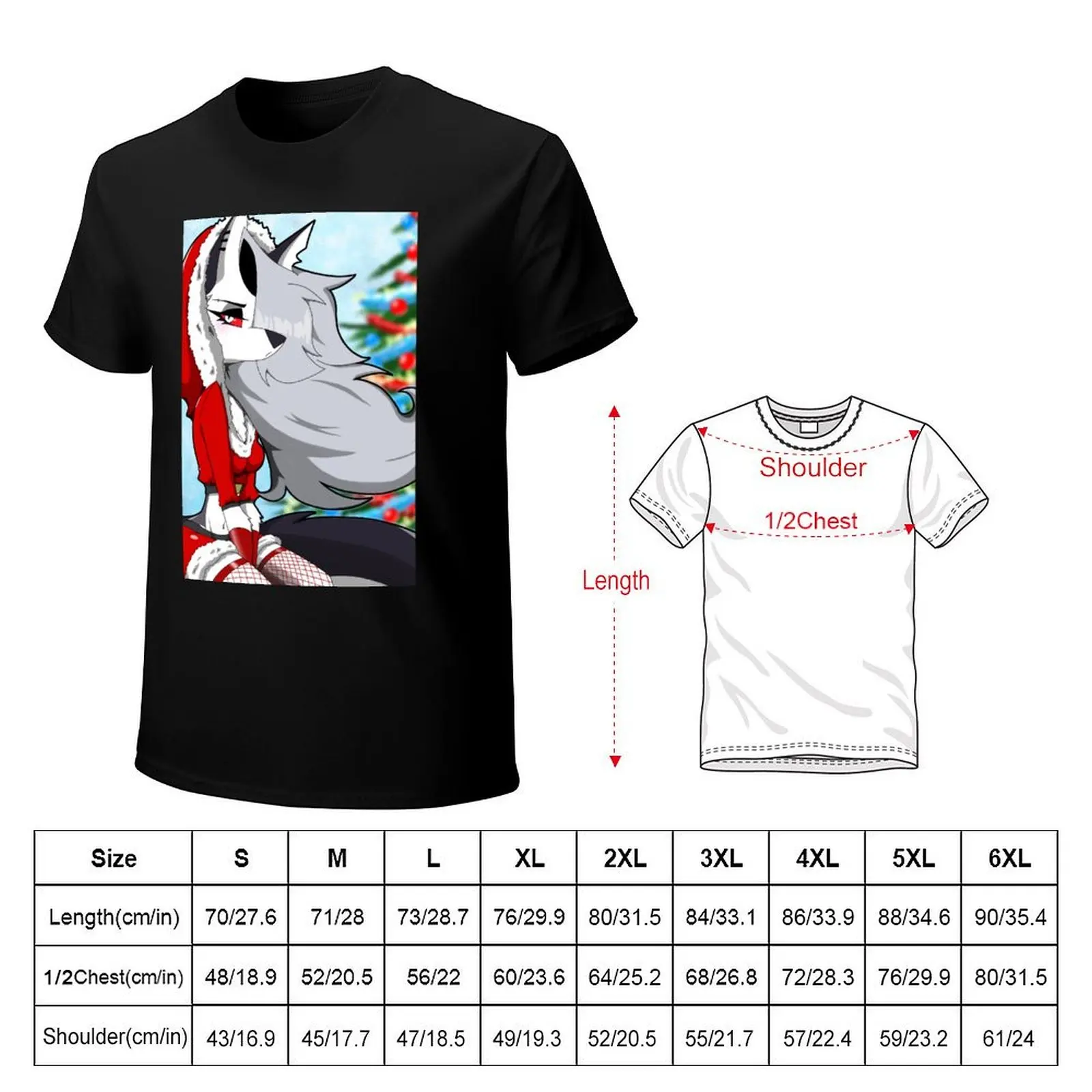 Loona Wants To Give You A Christmas Present T-Shirt Work Utility Short Sleeve Shirt