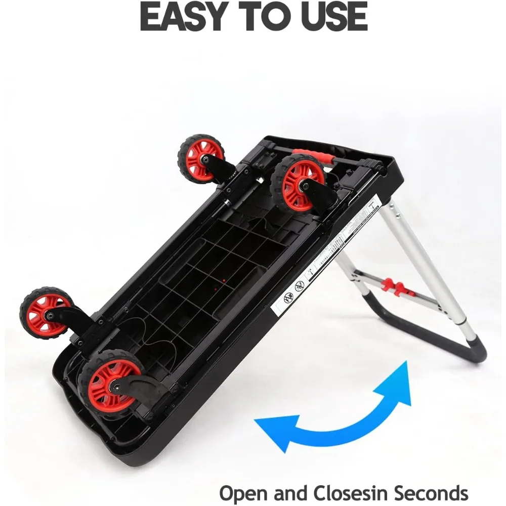 عربة ترولي لـ AC200P AC200MAX AC300 B300 B230 EB70 EB240 SP200 PV200، منصة مضادة للانزلاق شاحنة يدوية قابلة للطي لسهولة الاستخدام #5