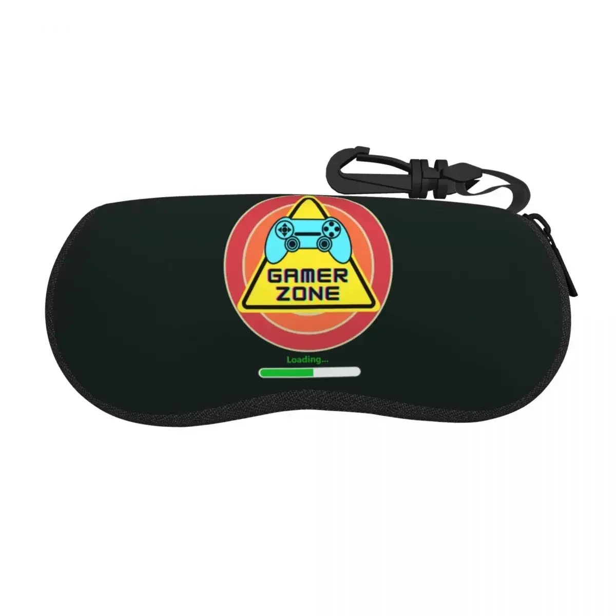 Custom Gamer Gaming Zone Loading Controller Shell Glasses Case Unisex Game Lover Gift Eyeglasses Case Sunglasses Protector Box