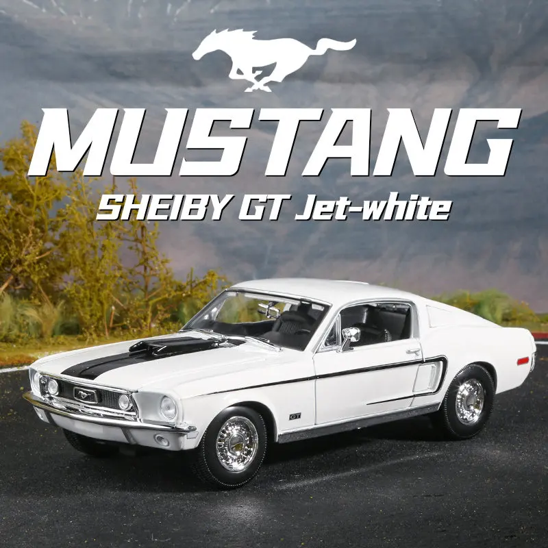 

Genuine Maisto Cars Toys For Collector Genuine Alloy Cars Collection Model Ornaments Ford Cars 1:18 1968 Mustang GT Cobra Jet