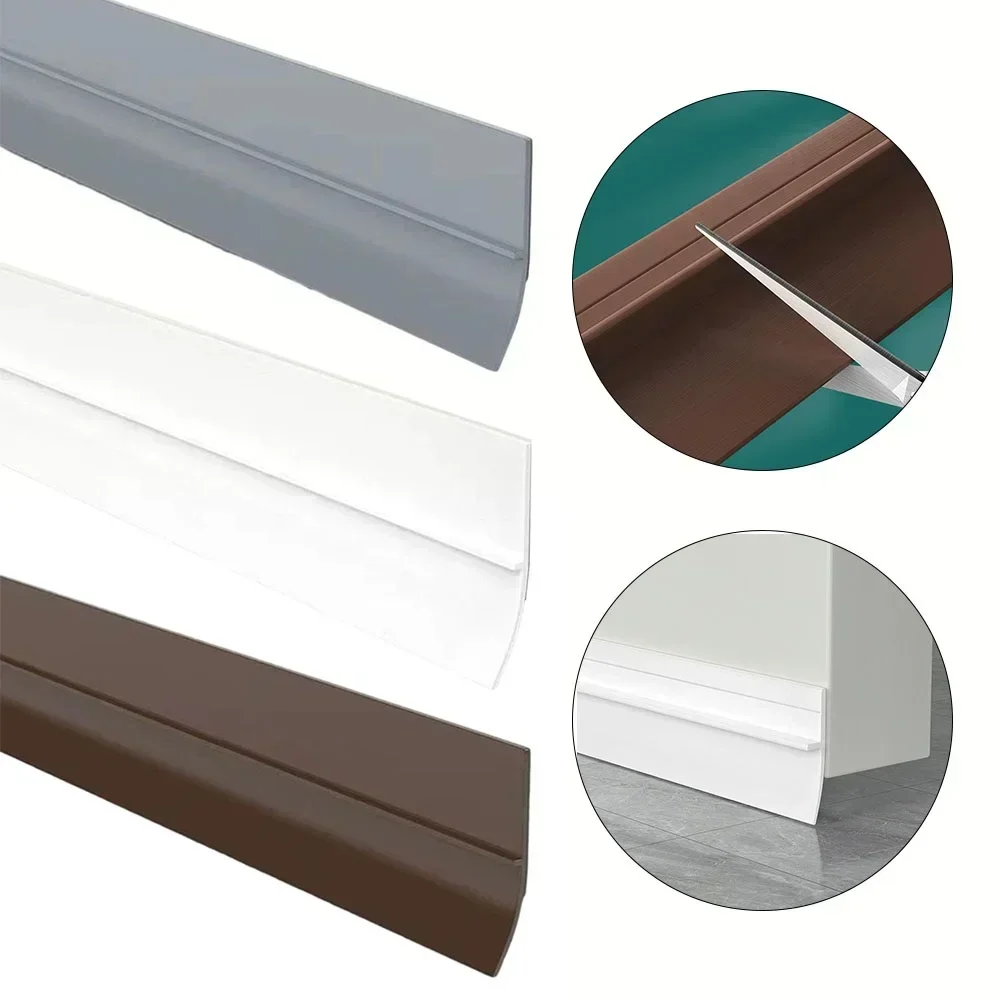 Door Bottom Seal Strip Weatherstrip Under Door Draft Stopper Self-Adhesive Insect Proof Soundproof Gap Blocker Weather Strip