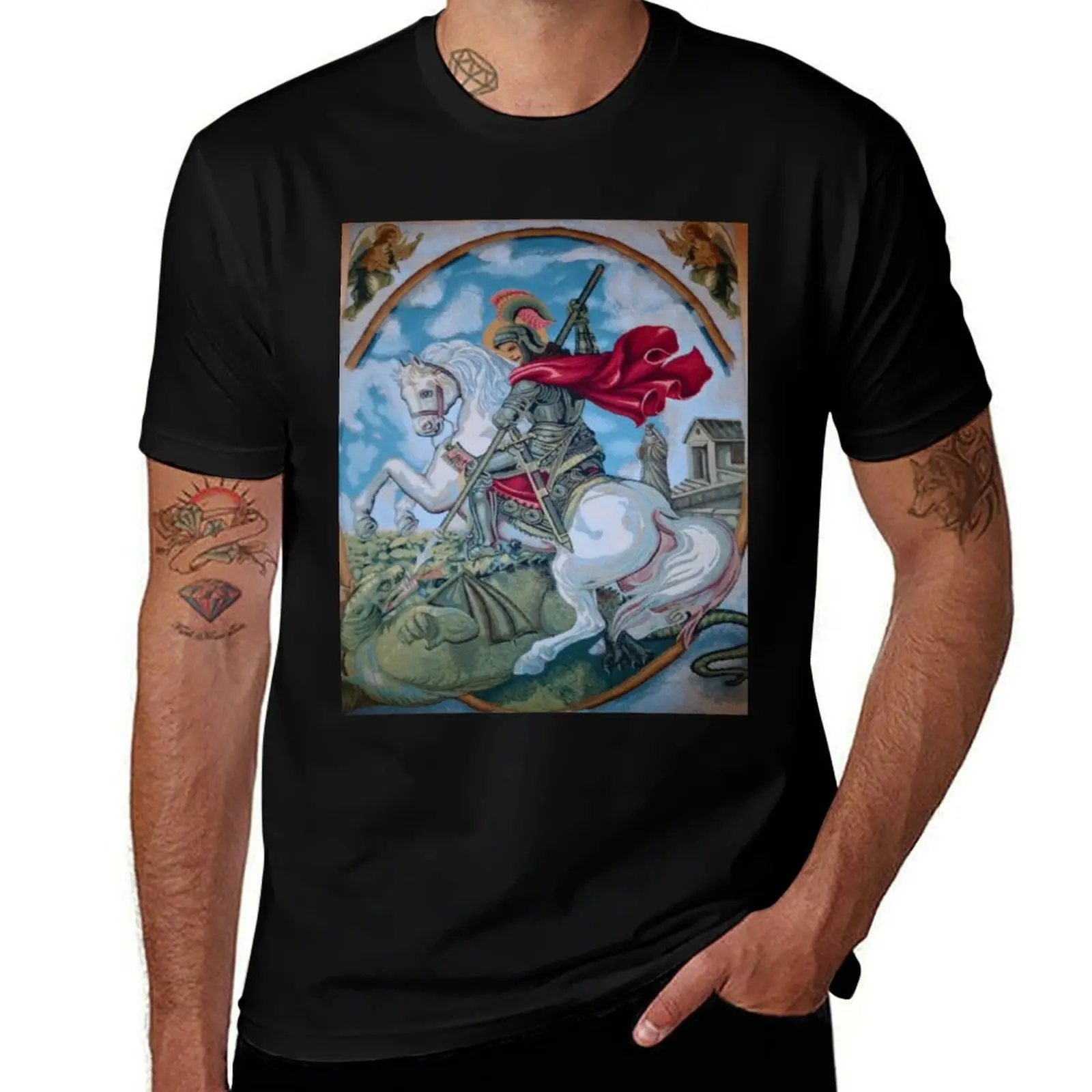 ST JORDE.ST GEORGE T-Shirt Performance Workout Short Sleeve Tee