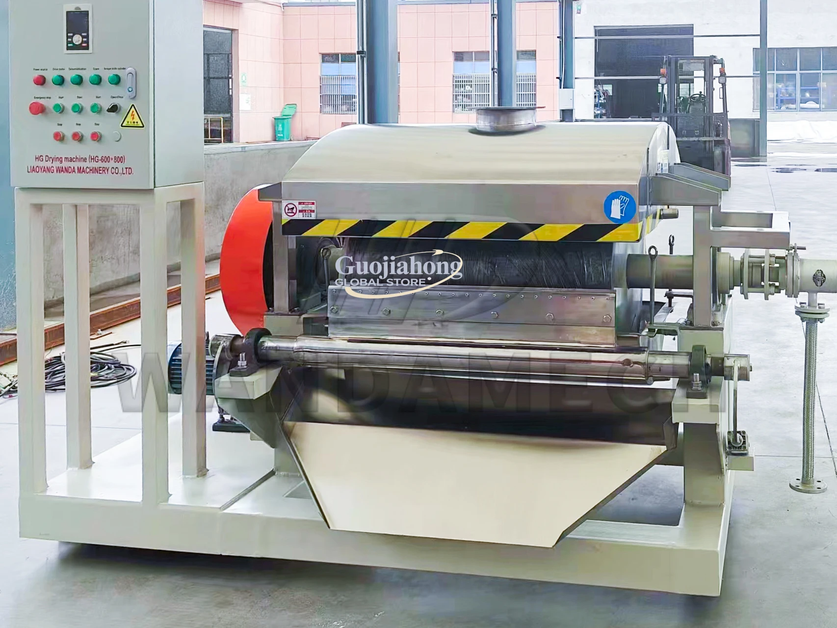 HG-1200 * 2000 milk powder lactose scraper dryer high concentration liquid drum scraper dryer