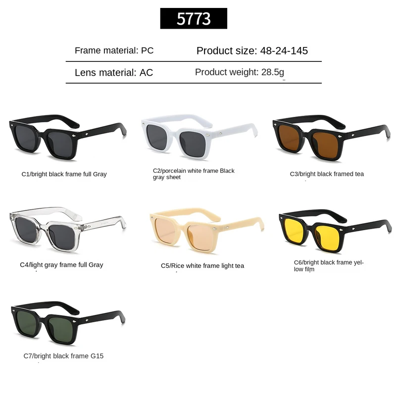 الرجعية الاتجاه مربع نظارات شمسية النساء الرجال خمر نظارات شمسية فاخرة يوميا الخروج النظارات سيدة رجل UV400 نظارات واقية #6