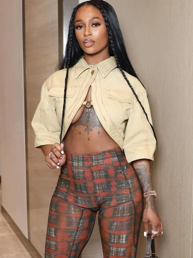 Solid Unique Women T-shirts Casual Concise Lapel Hollow Out Cleavage Half Sleeve Crop Tops Female Fashion Sexy Streetwear