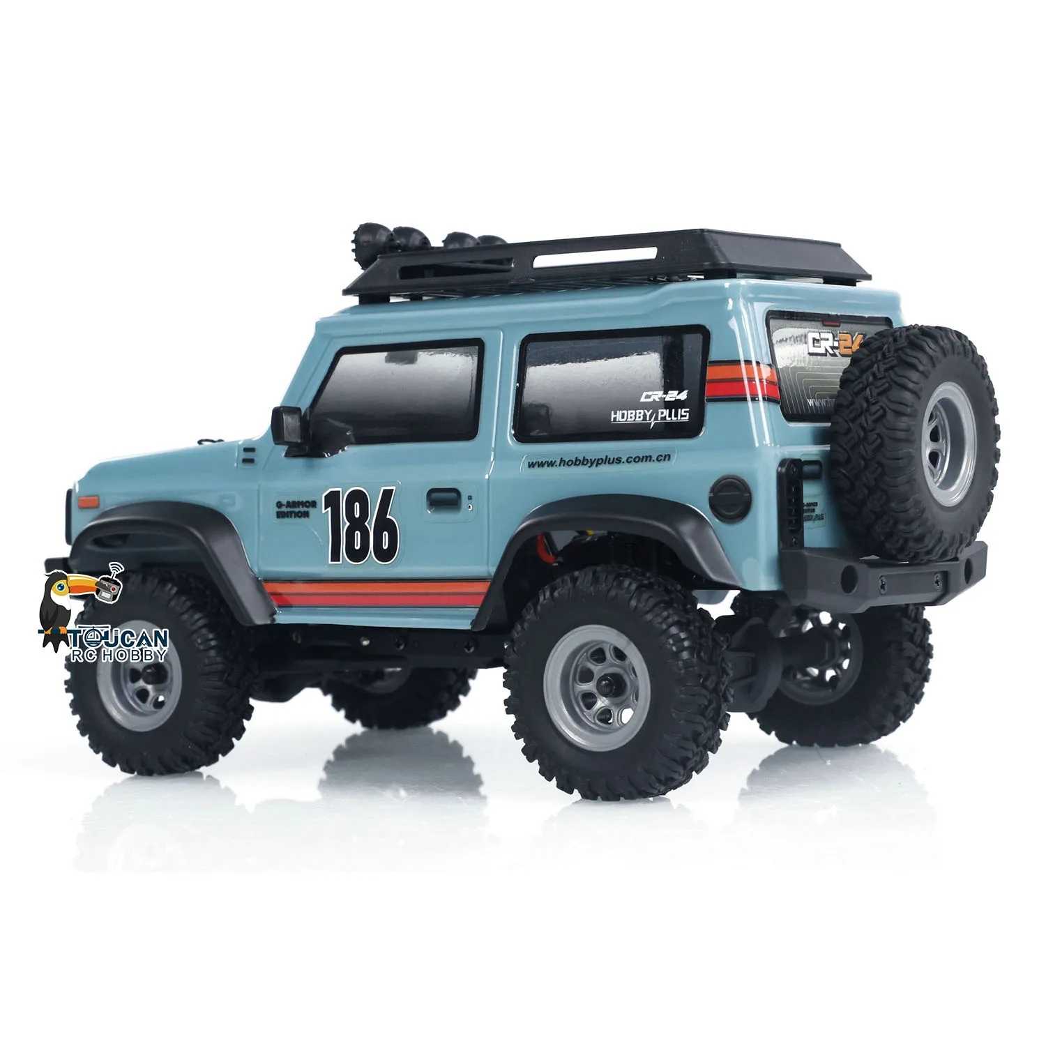 Hobby Plus Mini 4x4 1:24 RC Crawler Rock Car 4WD RTR Radio Control Off-road Vehicles Assembled Remote Controller Receiver Toy