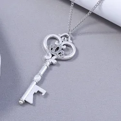 Aihua Aesthetic Goth Original Steampunk Big Retro Lock Key Pendant Necklace Punk Hip Hop Jewelry Y2K Love Couple Party Gifts