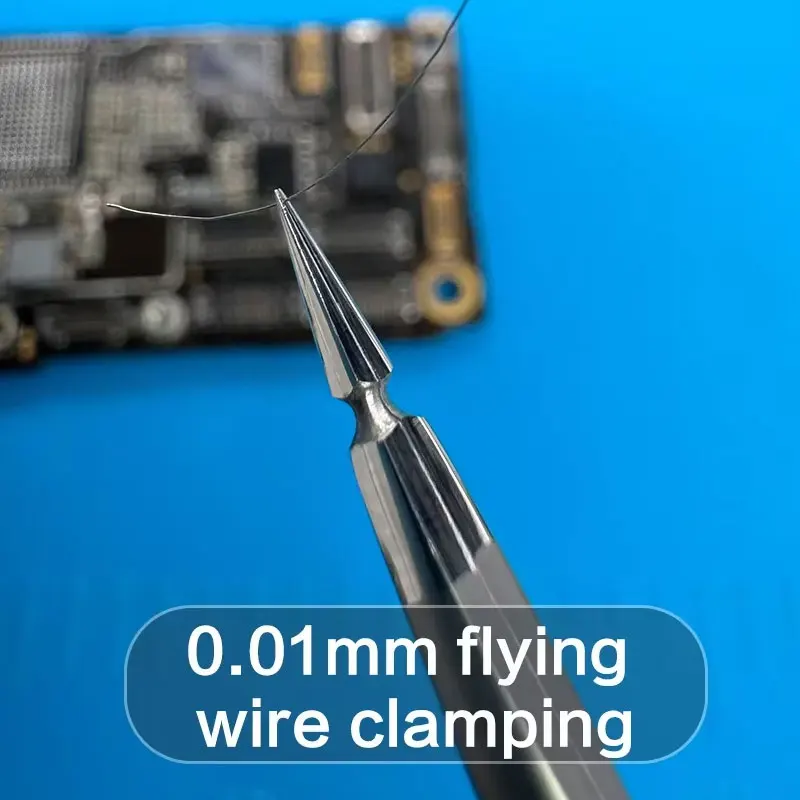I2C NS-02 NS-03 NS-04 Super Alloy Precision Tweezers Non Magnetic Flying Wire Forceps for Phone PCB IC Repair