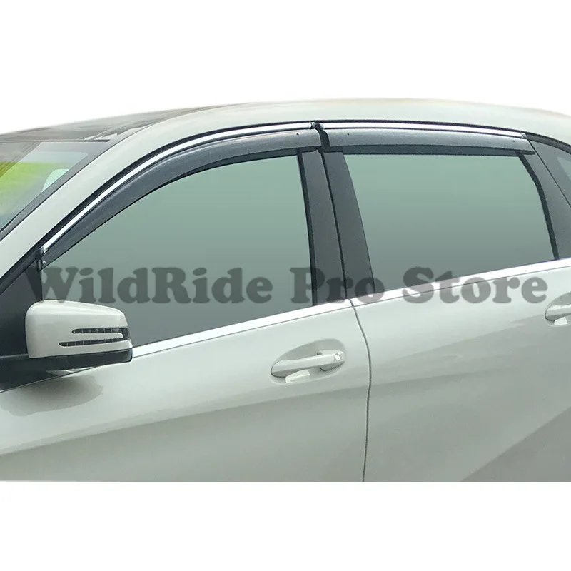 

1 комплект для козырьков от дождя Mercedes B класса B180 B200 B220 B260 B170, аксессуары для модификации оконных дождевиков