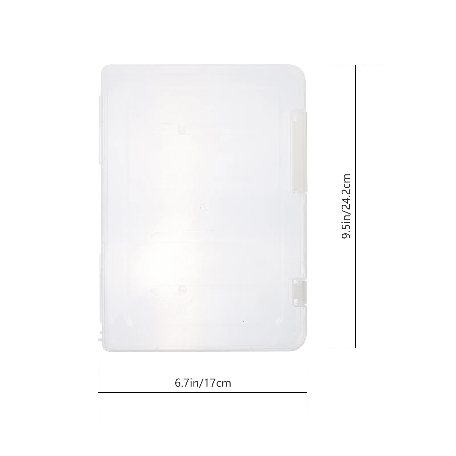 Office Storage File Box Plastic Document Organizer For Papers Certificates Lightweight Strong Desktop Container Useful