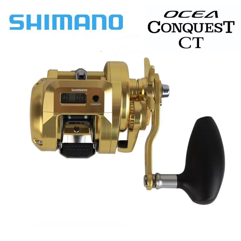 

Original SHIMANO OCEA CONQUEST CT Fishing Wheel 300PG 301PG Digital Display Fishing Boat 10+1BB Fishing Reel Made in Japan