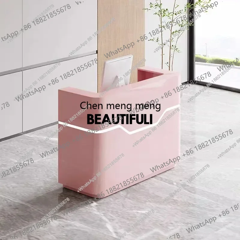 

Красота Гламурные стойки регистрации Хранение Модный салонный дисплей Стойки регистрации Маленькая стойка Mostrador Negocio Коммерческая мебель