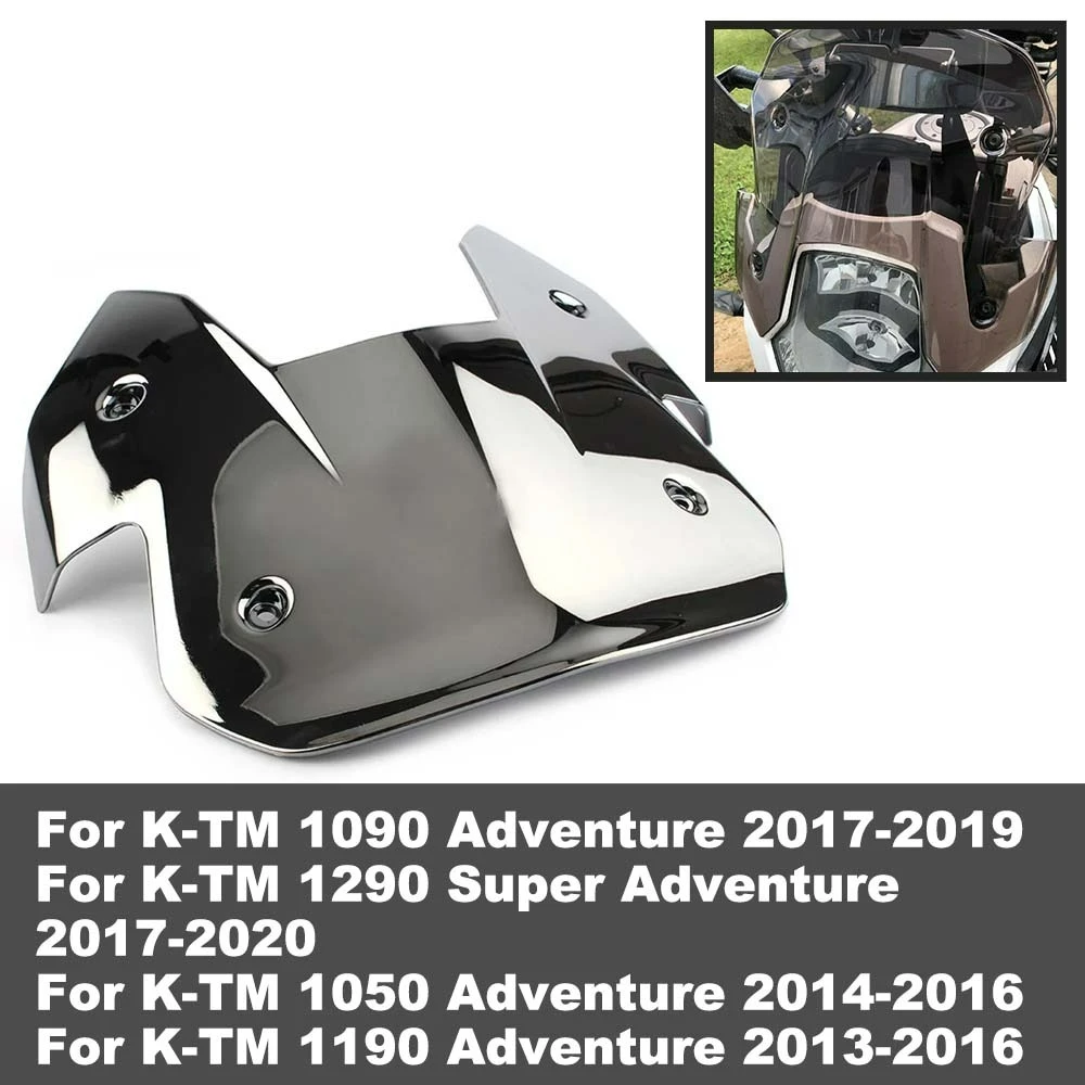

Motorcycle modification parts front windshield Windscreen air deflector Fit For K-TM 1050 1090 1190 ADV 1290 Super Adventure