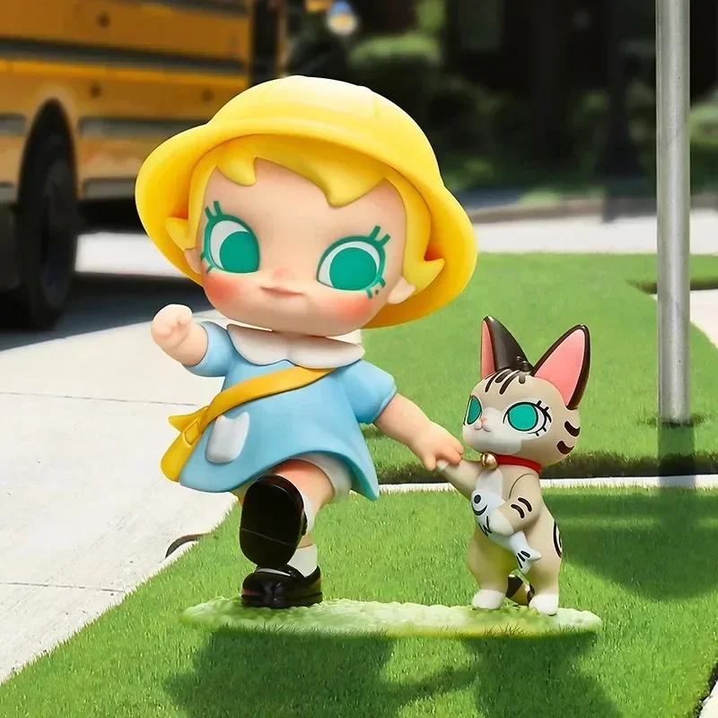 

POP MART Baby Molly & Baby Tabby Series Blind Box Guess Bag Desktop Decoration Cute Model Gift Girl Blind Bag Toys Anime