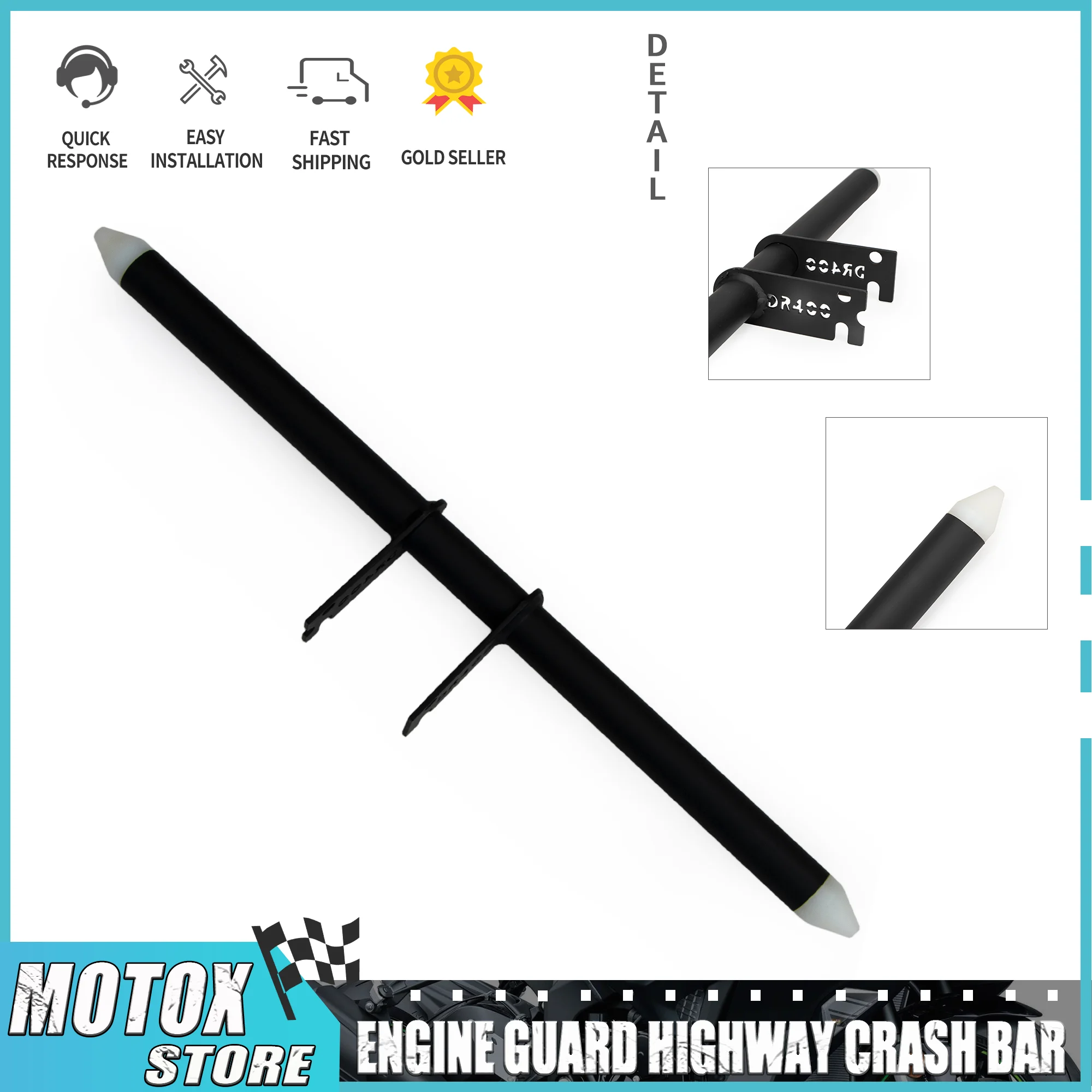 

Fit For SUZUKI DRZ400 DR-Z 400 DRZ250 Motorcycle Front Highway Slider Falling Crash Bar Engine Guard DRZ400S DR-Z 250 DRZ400SM