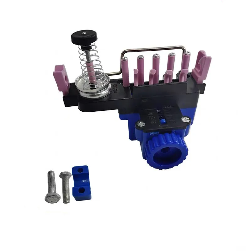 Blue tensioner textile accessory tensioning wire threading machine wire tensioner aluminum oxide winding wire over-winding wire