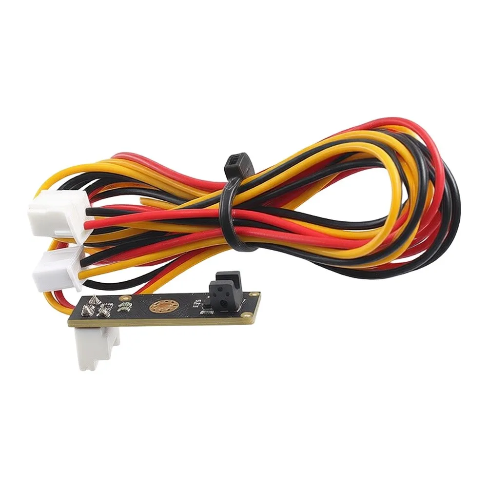 For Multi-Color Extruder Filament Runout Sensor Infrared Detection 3.2-5V LED Indicator 1 Meter Color-Coded Wire