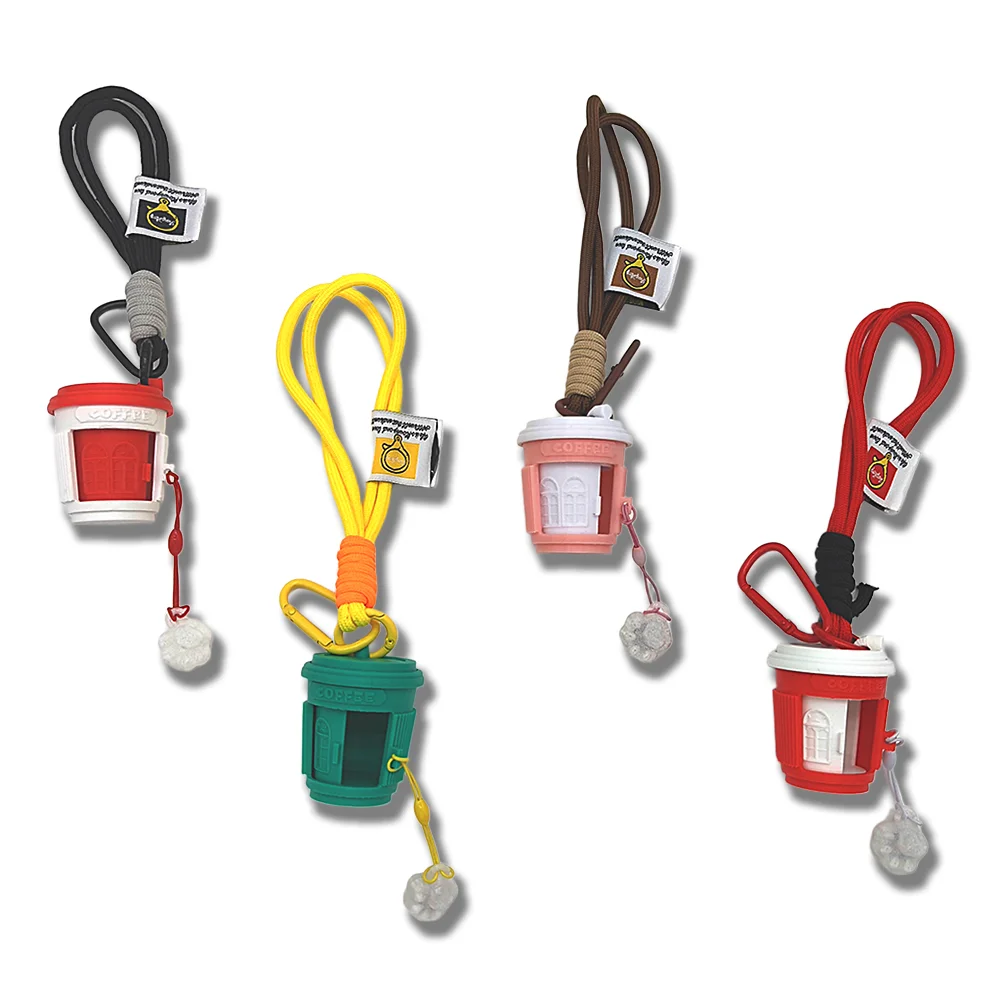 LYTPS017B 1/S Porte-clés tasse à café patte de chat magnétique imprimé en 3D