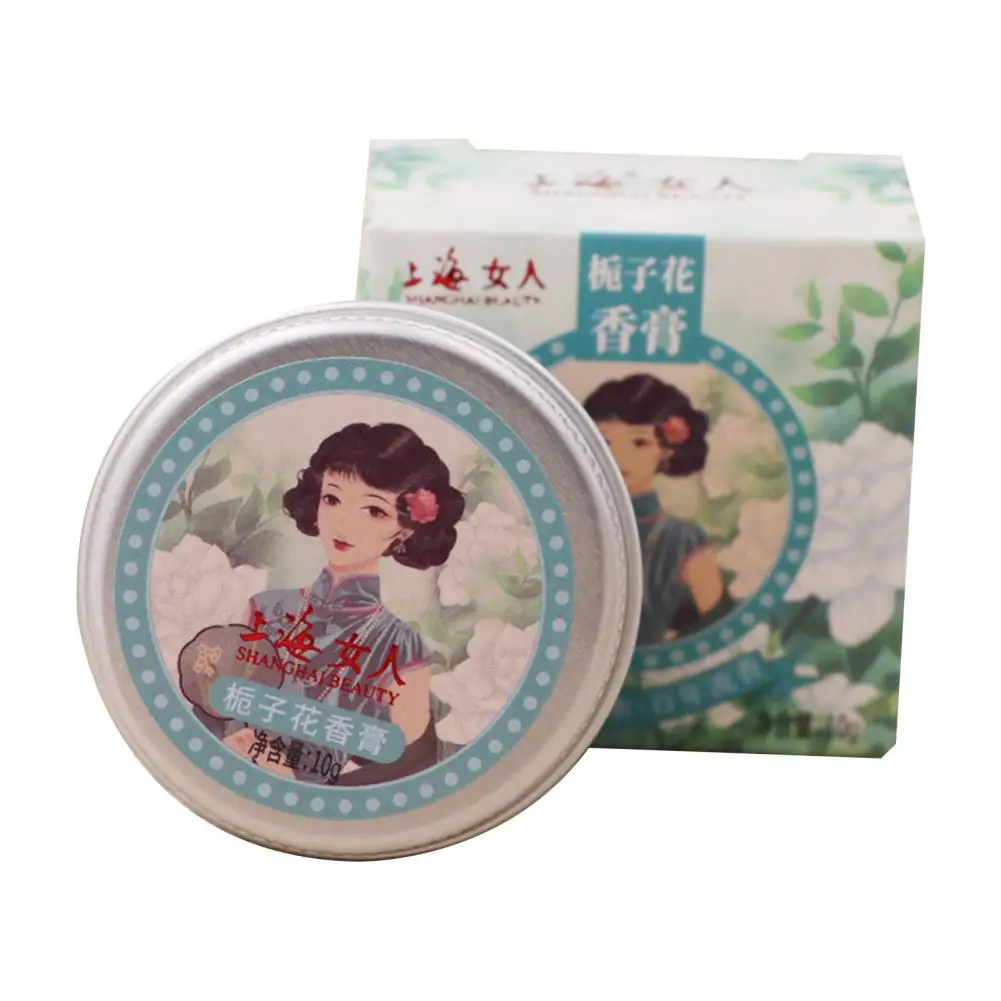 Solid Perfume for Women Alcohol-free Perfume Long-lasting Jasmine Freesia Osmanthus Solid Perfume Chinese Style Balm