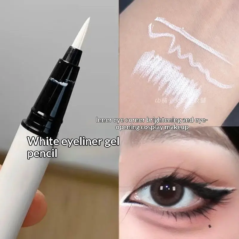 Ultra-fine Tip Eyeliner Pen Waterproof Sweat-proof Long Lasting for Delicate Lying Silkworm & Eyeliner Makeup Use