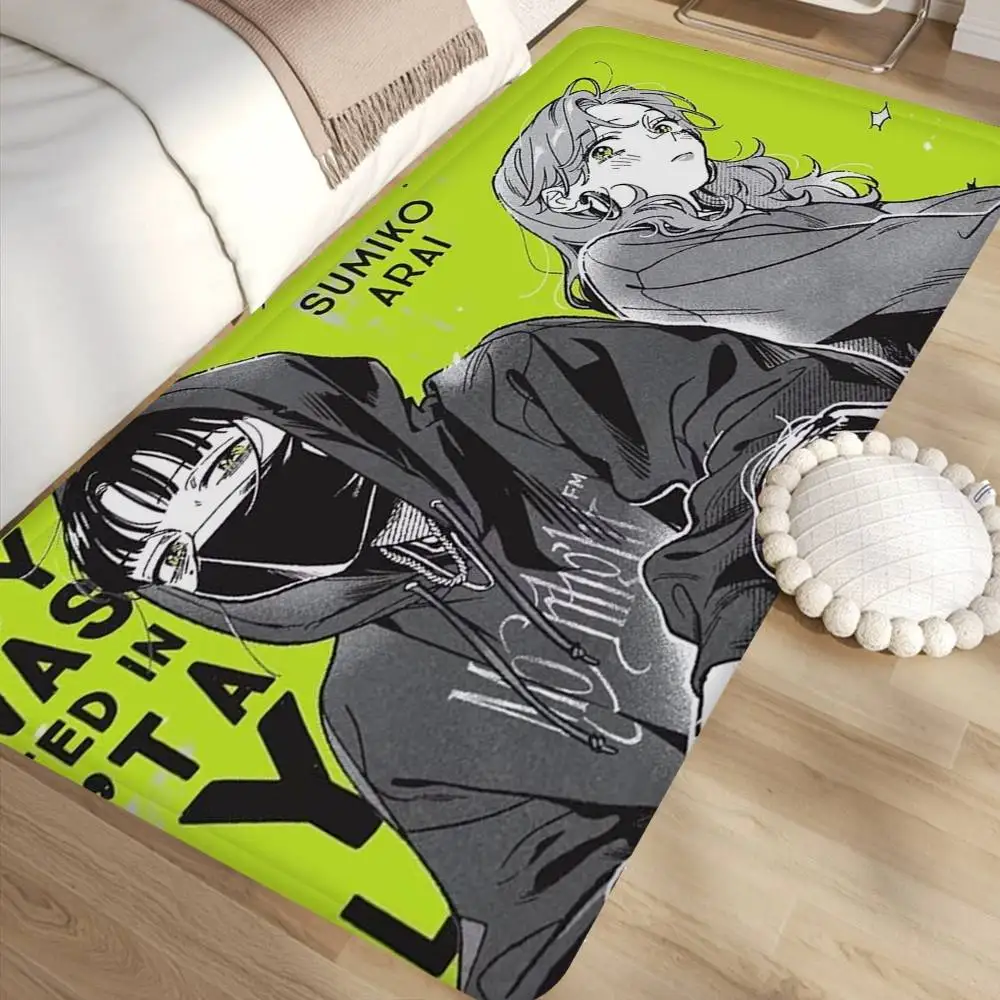 GL Manga Guy She Was Interested In Wasn a Guy at All Entrance Door Mat Nordic Style Bedroom Living Room Doormat Home Balcony