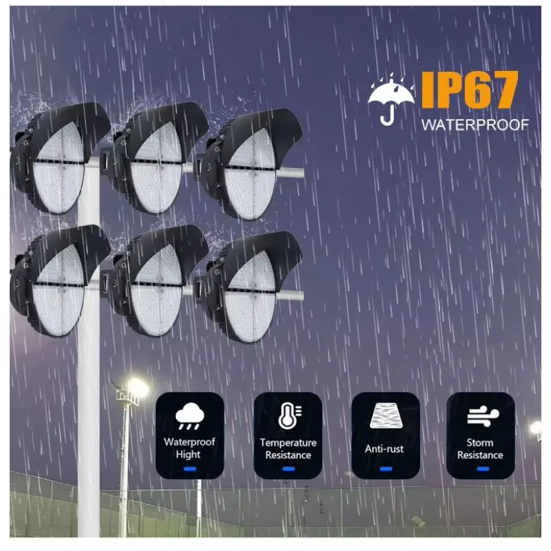 High Power Aluminum Ip67 Outdoor 600W 1000W Light Emitting Diode Modular Tunnel Lighting Floodlight Stadium Light