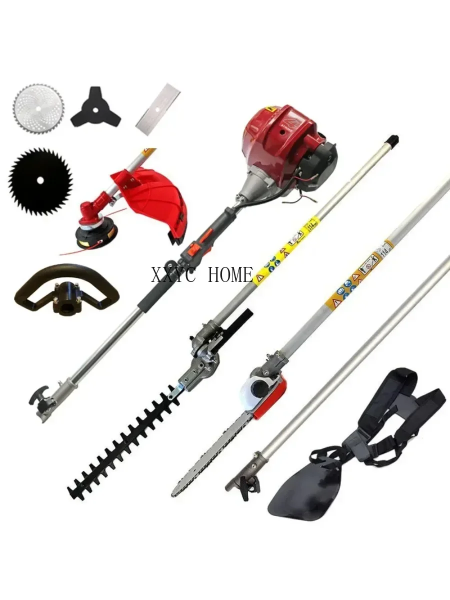 New High Quality Brush Cutter 6 in1 with GX50 4 Stroke 47.9cc 2.0HP Petrol Engine Multi Brush Strimmer Hedge trimmer Tree cutter