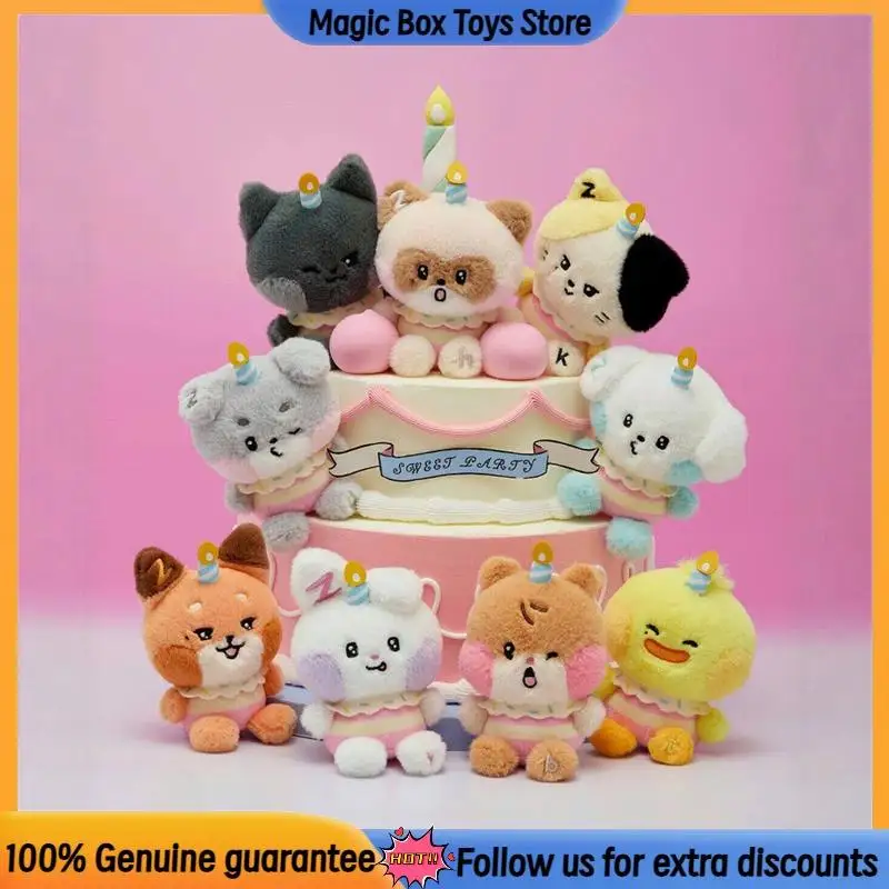 Authentic Zeroni Home Party Series Minini Plush Dolls Boxed Birthday Candle Style Zhanghao Star Surrounding toys Birthday Gift