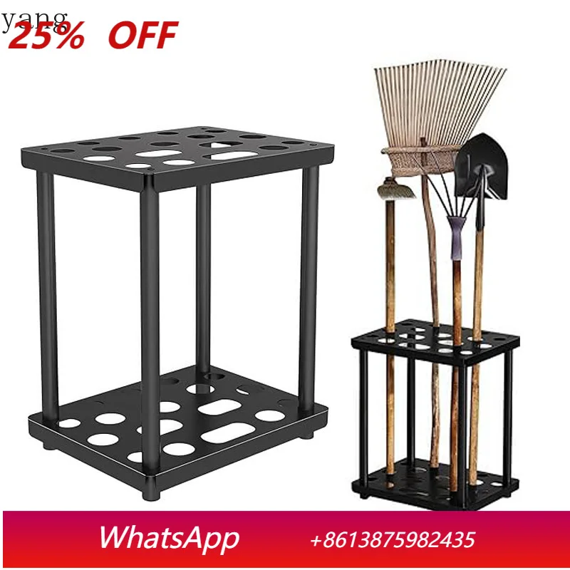 

LH Metal Farm Tool Shelf Pastoral Tools Broom Spade Storage