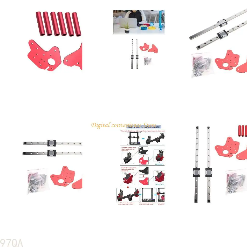 

97QA Printer Dual Z-axis MGN12C Linear Guide with Fix Plate Mount Bracket