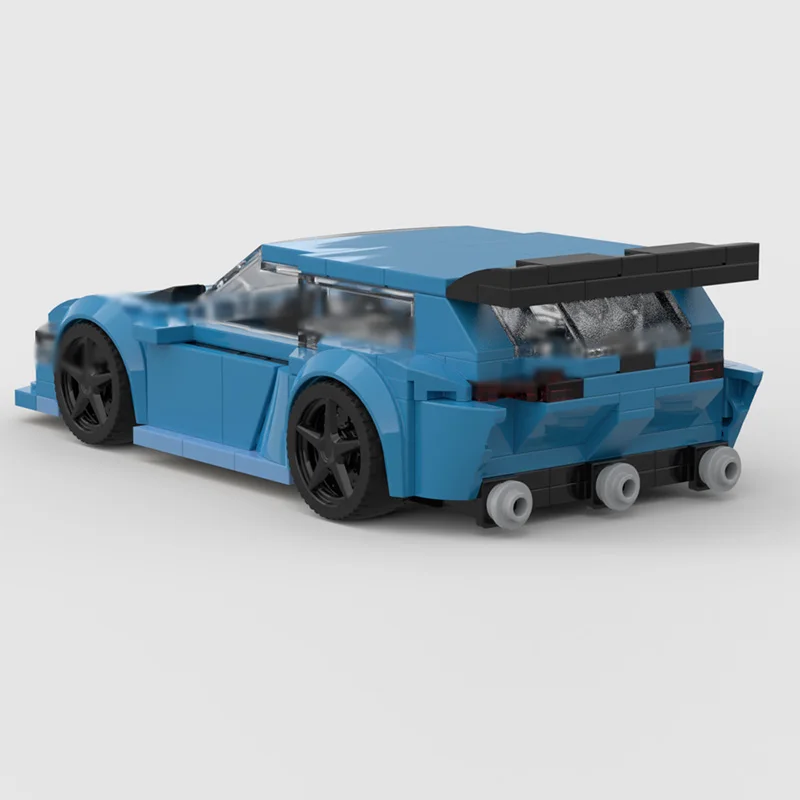City Car Model MOC Building Bricks High-Performance Hatchback Modular Technology Gifts Holiday Assemble Children Toys Suit