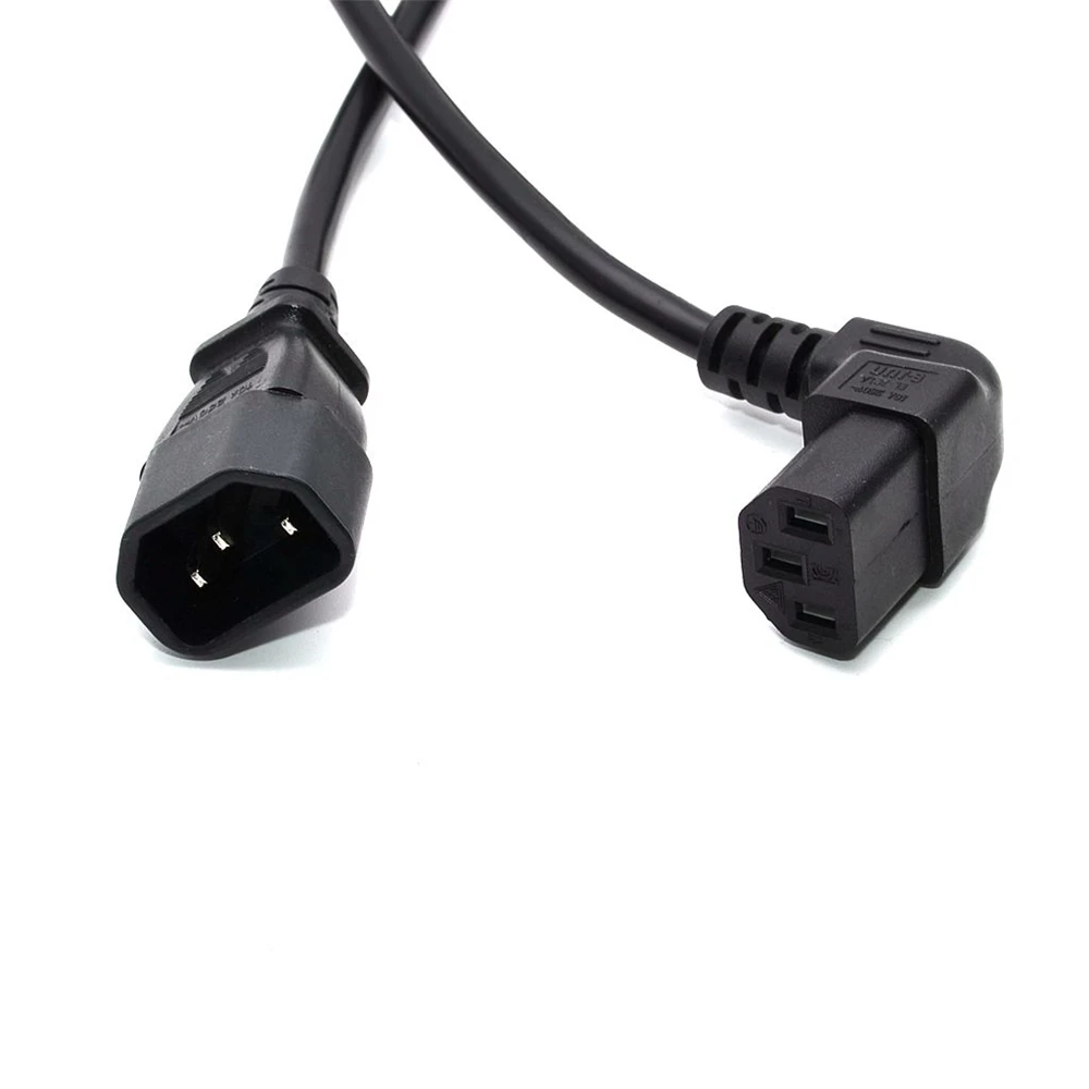 IEC 320 C13 Female to C14 Male PDU Angle Power Cables,IEC C13 angle adapter,Power cord angle adapter C13-C14 Conversion plug 10A