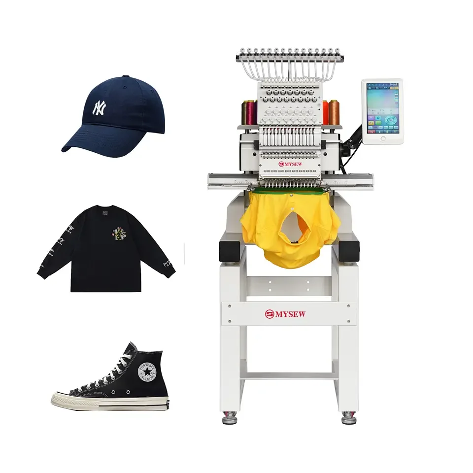 MBC 1501 1000sti/min Automatic Single Head 15 Needles High-Speed Computer Multifunctional Industrial Embroidery Machine for Sale