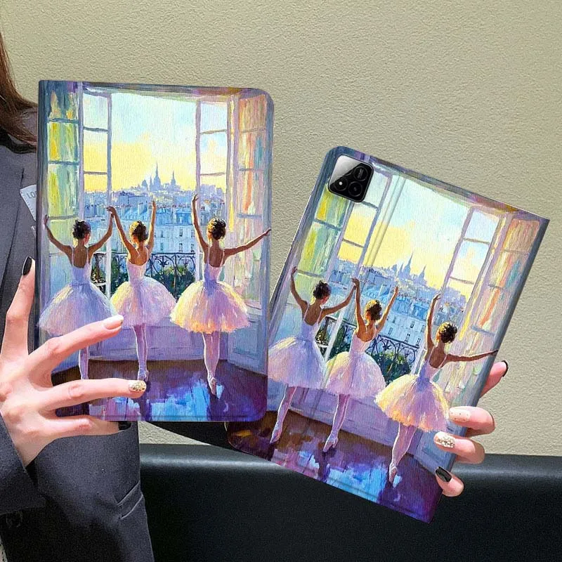 

Чехол для планшета Xiaomi Redmi Mi Pad 5 6 6s 7 SE Pro Max Ultra 12.4 12.5 14 дюймов с изображением милой аниме-девушки-балерины