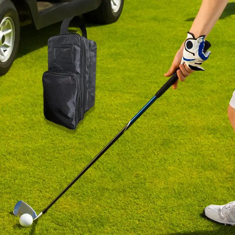 Golf Shoe Bag Golf Shoe Bag Waterproof Carrier Bags Storage Bags With Front Pocket Portable Outdoor Pocket For Shoes & Sports