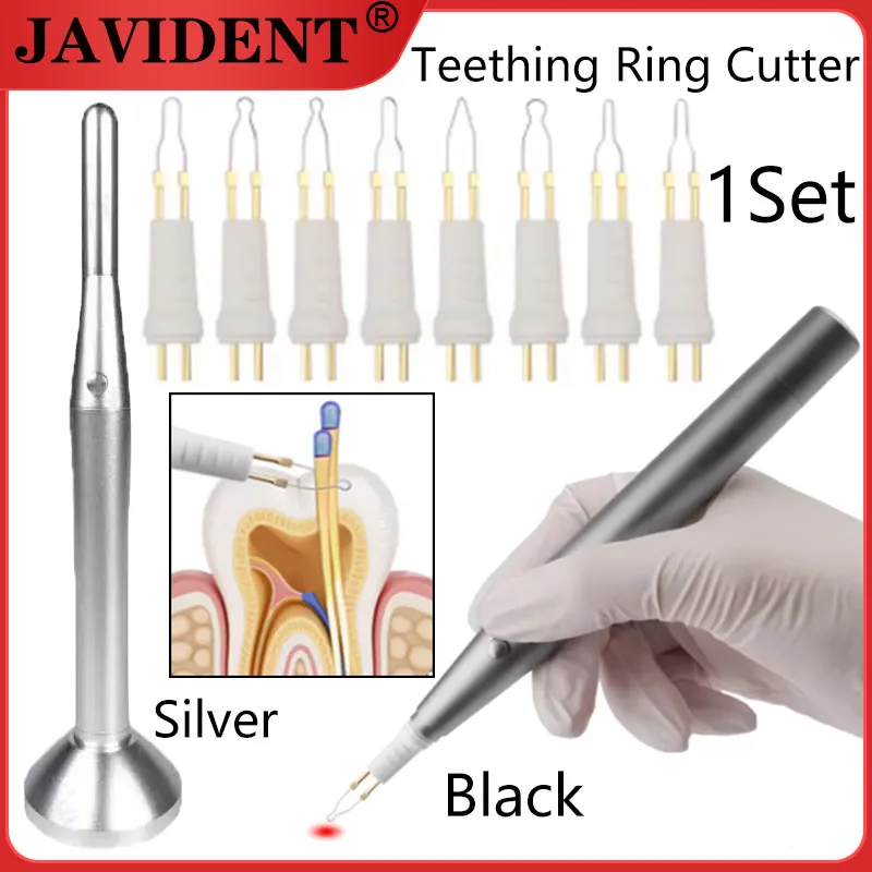 1Set Dental Teething Tip Cutter Detachable Model Tooth and Gum Cutter Wireless Root Canal Filling Hot Melt Pen Oral Instruments