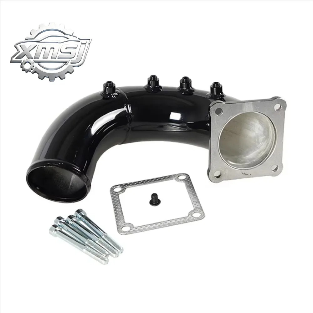 Tubo codo de entrada de aire de alto flujo de 3 pulgadas para Dodge Ram 2500 3500 para Cummins 5.9L 1998.5-2002 Kit de tubo de carga en codo de entrada