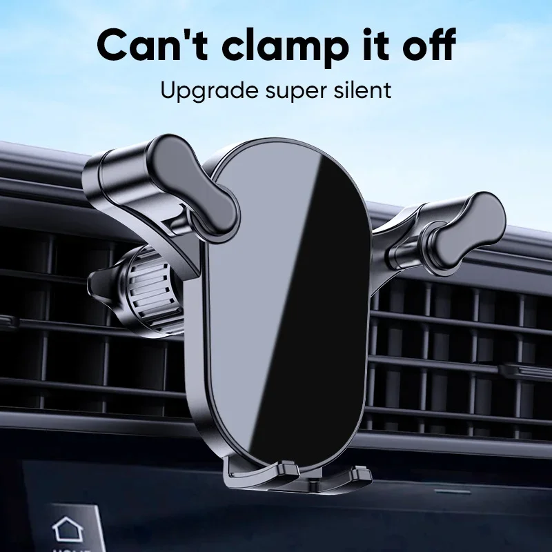 

Universal Air Vent Car Phone Holder Gravity Lock Phone Mount Flexible Adjustment Auto Phone Stand For 4-7 Inches Phone Car Mount
