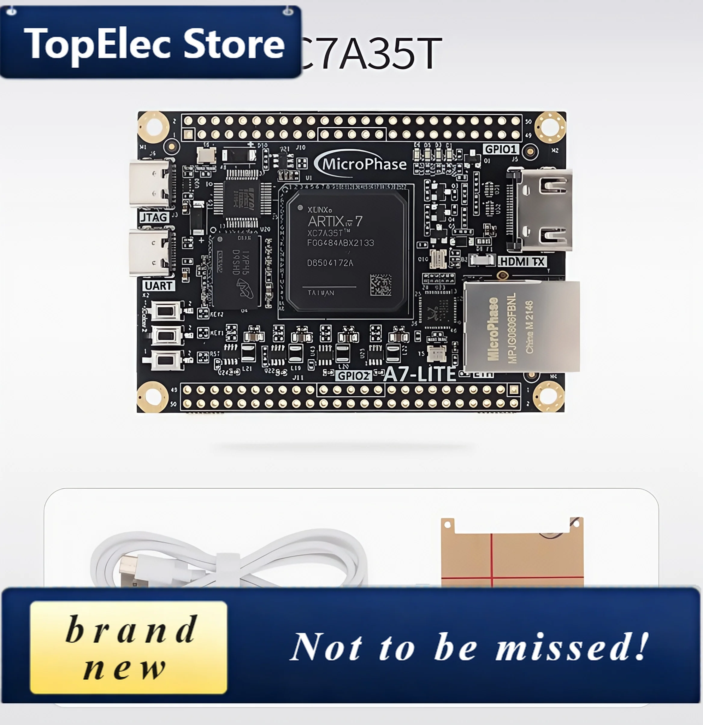 TopElec Microphase FPGA Development Board XILINX Artix7 Core Board XC7A35T 100T A7-Lite