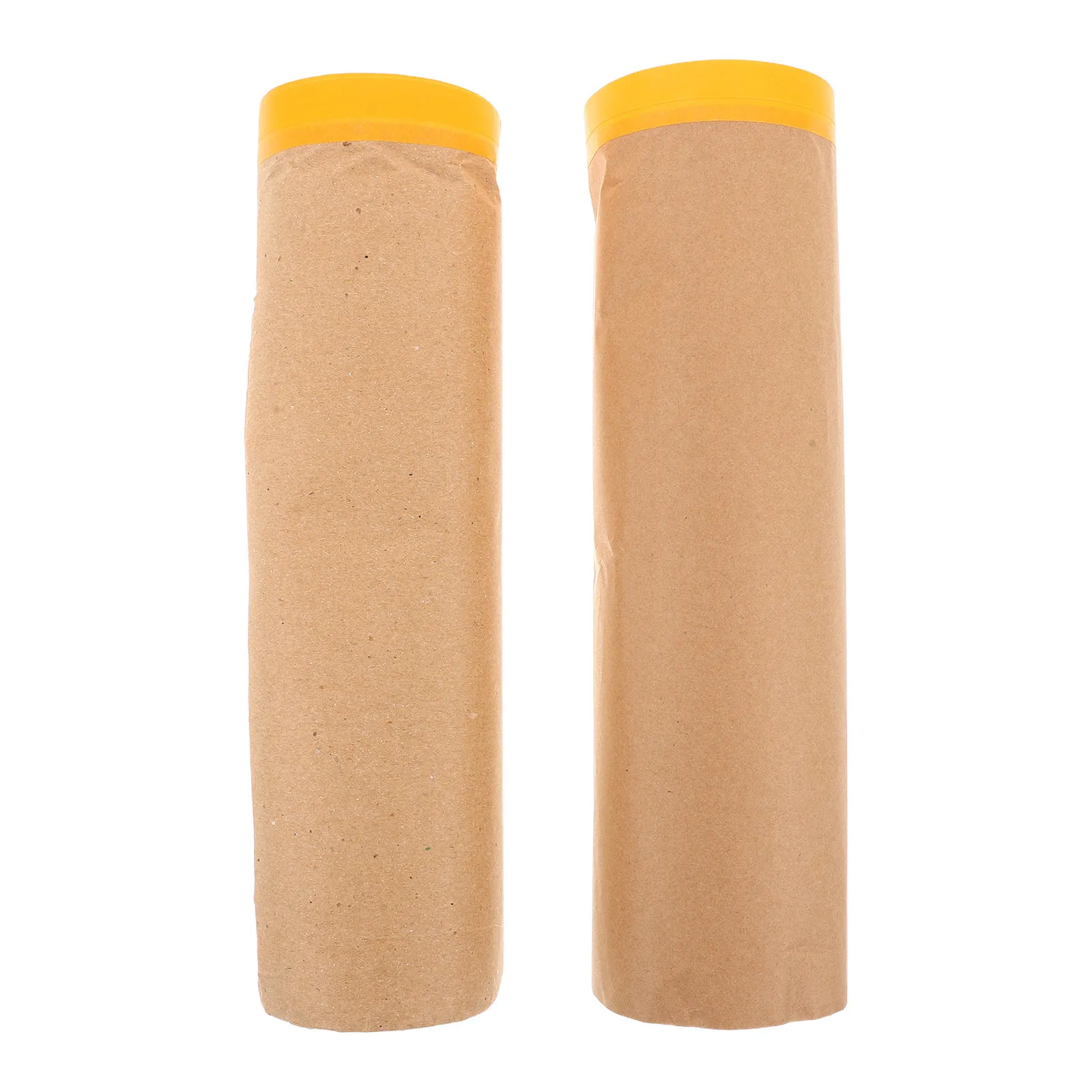 2 Rolls Automotive Paint Masking Paper Waterproof Pre-Tape Film Car Body Spray Paint Cover Paper Vehicle Painting Prep Supplies
