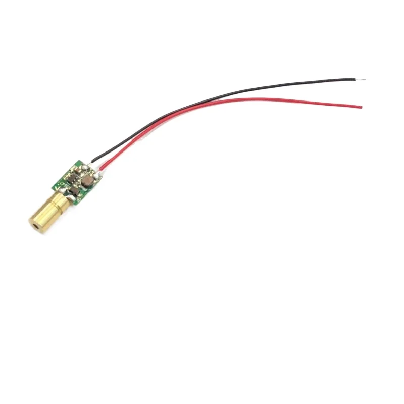 6mm Green Laser Module Dot Shaped Straight Line Cross Line Green Laser Head with Adjustable Focal Length 520nm Laser Head